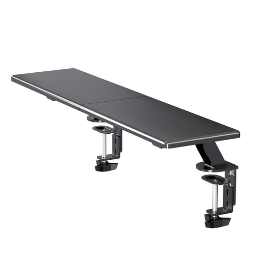 suptek Clamp-on 32 Inch Dual Monitor Desk Mount Riser Shelf Computer Stands for 2 Monitor,Laptop,Printer, Notebook,32.2” x 7.8” x 5.7”