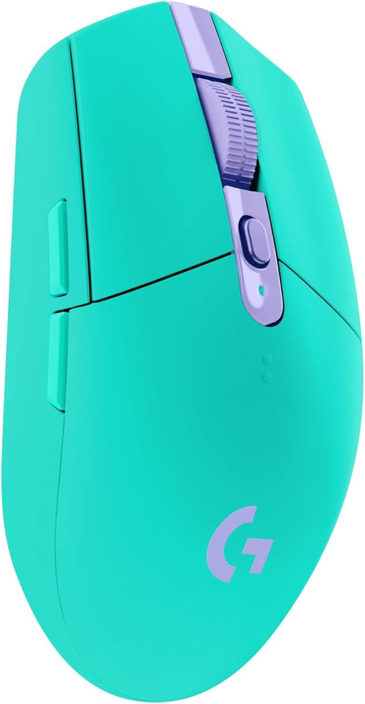Logitech G305 Lightspeed Wireless Gaming Mouse, Hero Sensor, 12,000 DPI, Lightweight, 6 Programmable Buttons, 250h Battery, On-Board Memory, Compatible with PC, Mac - Mint