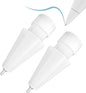 Upgraded iPad Pen Tips fit for Apple Pencil Pro/2nd /1st /USB-C Generation iPad Pro Air Mini Pencil,0.78mm No Wear Out Metal Fine Point Accurate Increasing Pencil Nibs, Write Like A Real Pen,White