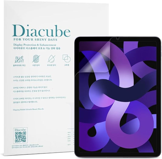 Diacube 2-Pack Anti Glare Screen Protector with Blue Light Filter For iPad Air 5th/4th Gen 10.9 inch, Anti-Glare Matte PET Film, Anti-Fingerprint, High Touch Sensitivity, Easy Installation