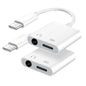 Seulliya USB C to 3.5mm Headphone Jack and Charger Adapter, 2-in-1 Audio & Fast Charging Splitter for Apple iPhone 17/16/15/Pro/Pro Max, iPad, Samsung, Pixel, and More 2Pack
