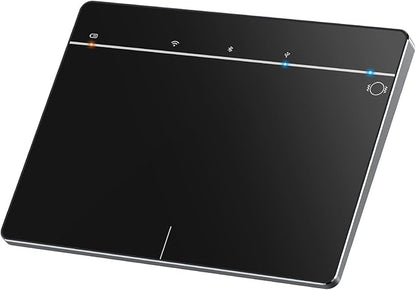 Wireless Bluetooth Trackpad for Windows 10/11, 3-in-1 Connectivity Modes, Support Multi-Touch Gestures, High Precision Control for PC & Laptop (Black)