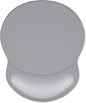 ITNRSIIET Ergonomic Mouse Pad with Comfort Gel Wrist Rest, Non-Slip PU Base, Smooth Textured Surface, Reduces Hand Fatigue & Wrist Pain, 8.7 x 7.2 Inch for Office Gaming Home, Light Gray Accent