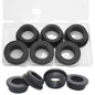 6 Pcs 1-1/2" Drill Hole, 1-1/8" ID Silicone Rubber Grommets for Wiring, Firewall Hole Plug, Top Hat Grommets for Vinyl Tubing in Hydroponic and Irrigation Systems Metal Wall Drywall