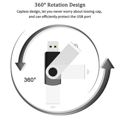 USB Flash Drive 512MB 100 Pack, Bulk USB 2.0 Thumb Drives Swivel Memory Stick Jump Drive Pen Drive,512MB 100 Pieces