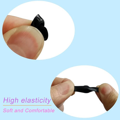 Silicone Earbuds Tips for Galaxy Buds 2 Replacement Ear Tips for Samsung Galaxy Buds+/Galaxy Buds PE, 6 Pairs LMS Black