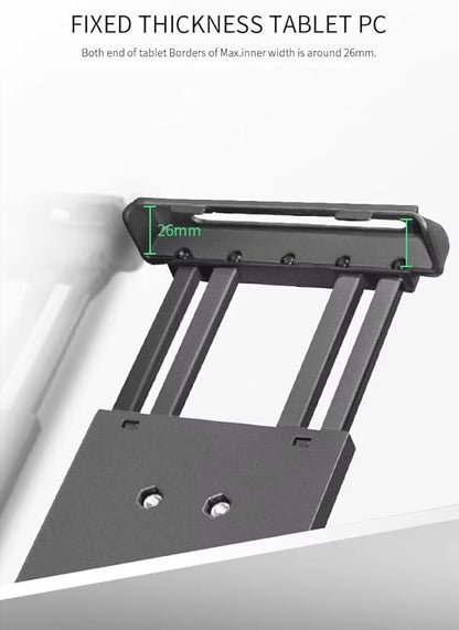 Strg Industrial Tablet Mount for 7.0" - 8.7" iPads/Tablets, Heavy Duty Tablet Mount Compatible with RAM Mount 1" and 1.5" Round Ball Mounts (Not Included Ball Mount)
