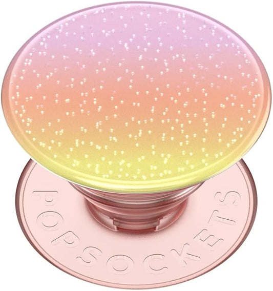 PopSockets Adhesive Phone Grip, Holder, Phone Stand, Purple - Aura Sunrise