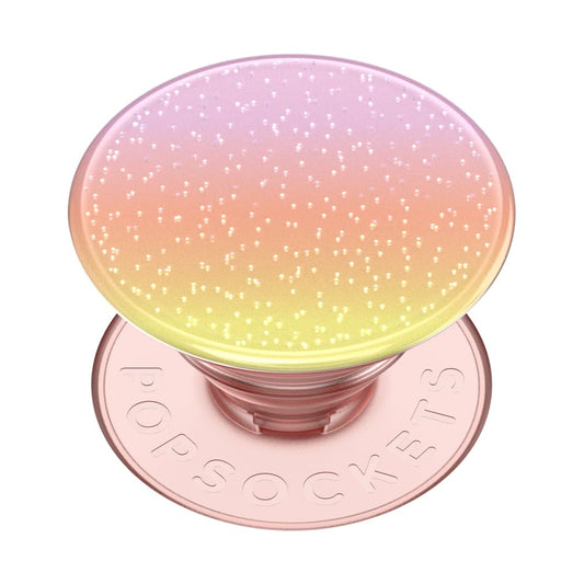 PopSockets Adhesive Phone Grip, Holder, Phone Stand, Purple - Aura Sunrise
