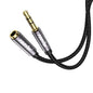 FONVOi15FT 3.5mm Aux Jack Audio Extension Cable,Male to Female,TRS Headphone Extension Cable Compatible with Heaphone, MP3 Players iPhone iPad Tablets Media Player