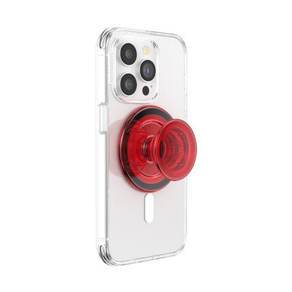 PopSockets Phone Grip for MagSafe, Magnetic Holder, Phone Stand, Red - Danger Red