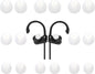 Earbud Replacement Tips Silicone Earbud Tips Fit Most in-Ear Earbuds(Inner Hole 3.8mm -5.1mm) Headphone Ear Bud Covers 9 Pairs S M L