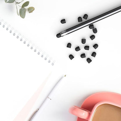 Stylus Pen Tips Rubber: Soft, No Scratches,Universal Stylus Ends for Touch Screen - 15pcs, Outer Diameter 6mm, Inner Diameter 3.6mm