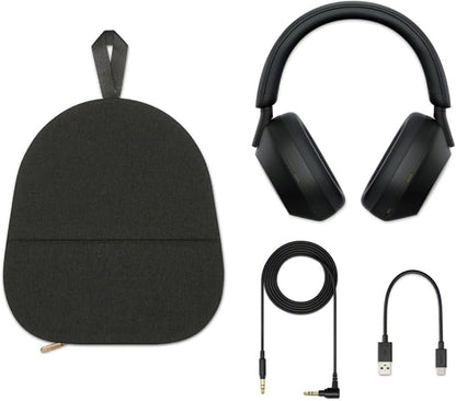 Sony WH-1000XM5 Premium Noise Canceling Headphones, Auto NC Optimizer, 30-Hour Battery, Alexa Voice Control, Black