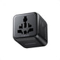MOMAX Mini Universal Travel Adapter Worldwide, 2 AC, All European Travel Plug Adapter UK, Travel Essentials for US to Europe Adaptor, All-in-One Wall Charger for AUS JP (No USB Port)