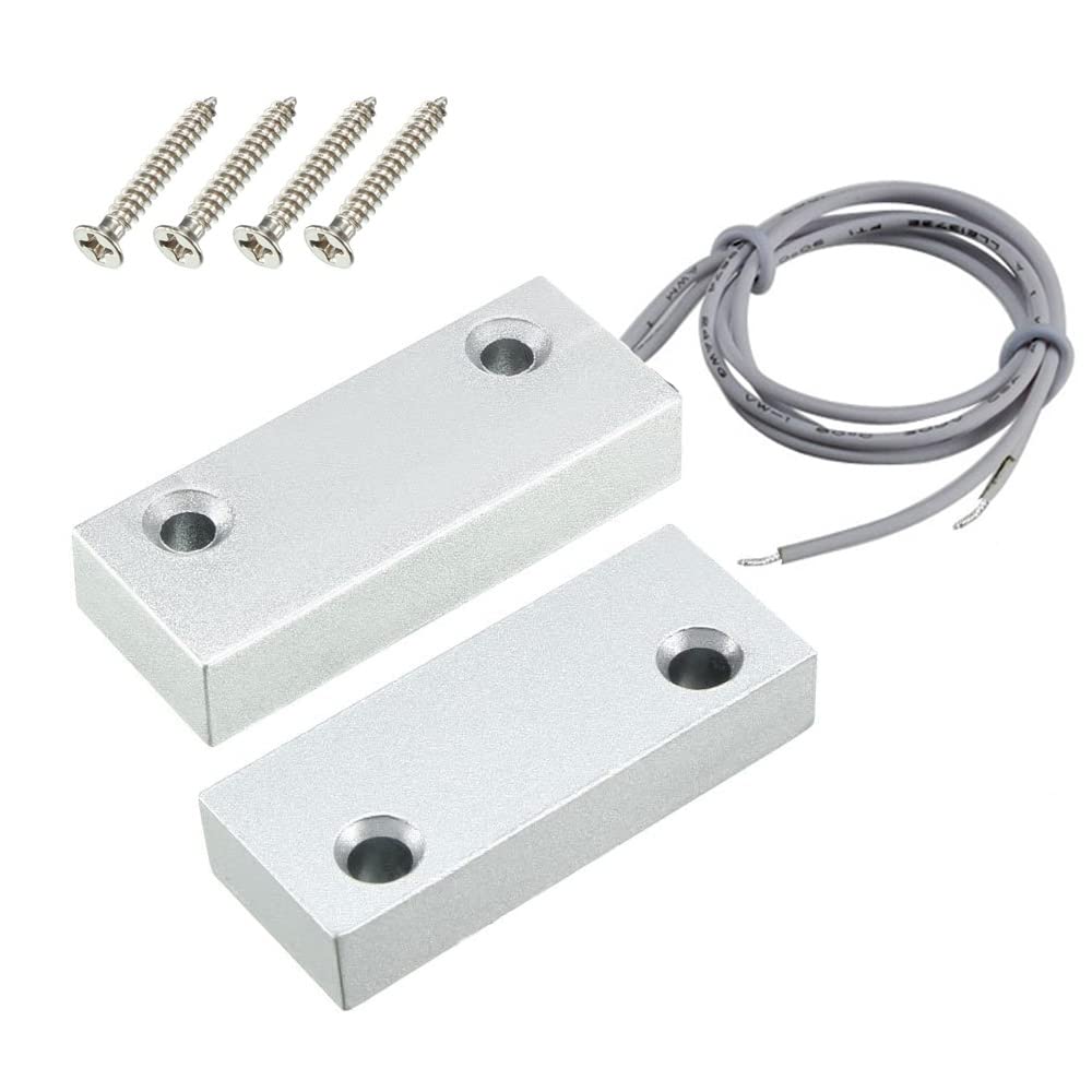 Gebildet 10pcs 4W 3 Pin Reed Switch Reed Contact Normally Open N/O N/C SPDT, Glass Reed Relay Magnetic Induction Switch (2.5mm x 14mm)
