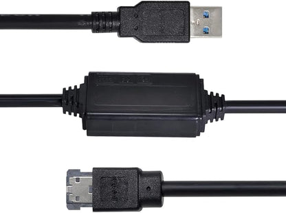 chenyang USB 3.0 to eSATA Adapter 6Gbps for Hard Disk, USB 3.0 to eSATA External SATA Convertor Power eSATA 6Gb/s to USB 3.0 Adapter eSATA Plus USB 3.0 Adapter