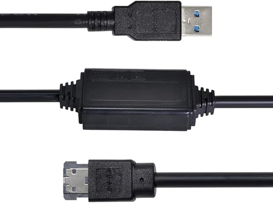 chenyang USB 3.0 to eSATA Adapter 6Gbps for Hard Disk, USB 3.0 to eSATA External SATA Convertor Power eSATA 6Gb/s to USB 3.0 Adapter eSATA Plus USB 3.0 Adapter