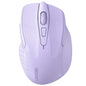 TECKNET Wireless Mouse, BT 5.0/2.4G, Silent 4800 DPI 6 Buttons, Purple