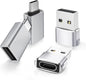 Elebase USB to USB C Adapter&Type C Male to 3.0 Female Adaptor 4PCS,Thunderbolt 4 to Type A OTG Converter for iPhone 16 15 Pro Max Plus,Apple Watch 10 9,MacBook,PC,Galaxy A56 M56 M36,iPad Air Mini