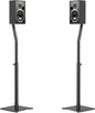 USX MOUNT Universal Speaker Stands, Height Adjustable Extend 30.0" to 39.1" for Satellite Speakers & Small Bookshelf Speakers up to 11 lbs Per Stand, 1 Pair Floor Stands for Sony Bose Polk JBL Yamaha