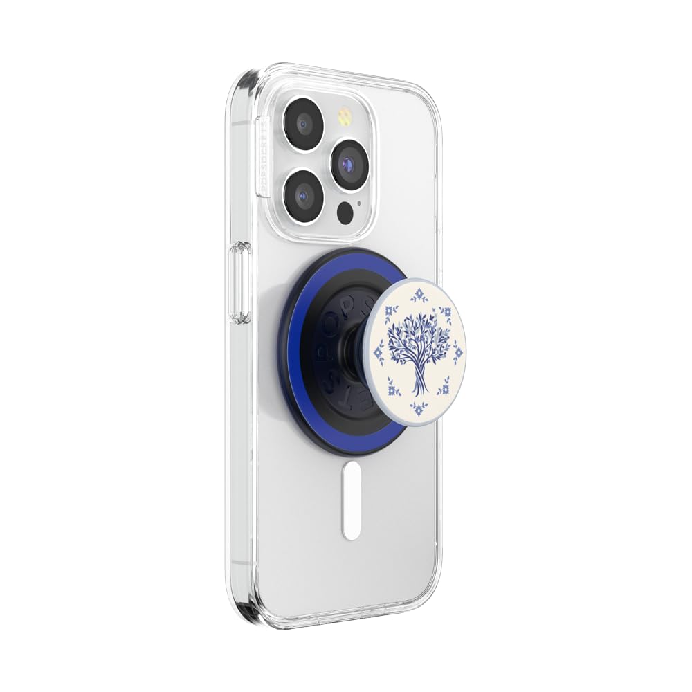 PopSockets Phone Grip for MagSafe, Magnetic Holder- Basic Naval