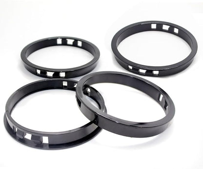 3-9/16"(90mm) Black Snap-in Knockout Insulating Bushing Grommets, Plastic Cable Hole Grommets for Wiring, Round Nylon Snap in Locking Electrical Wire Cord Hose Tubing Bushings Grommets, 4pcs