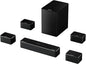 ULTIMEA 7.1CH Surround Sound System for TV, Soundbar with Dolby Atmos, 6.5" Wireless Subwoofer, APP Control, 4 Wired Surround Speakers, Peak Power 460W Soundbar for TV, Poseidon D80 (New 2025 Model)