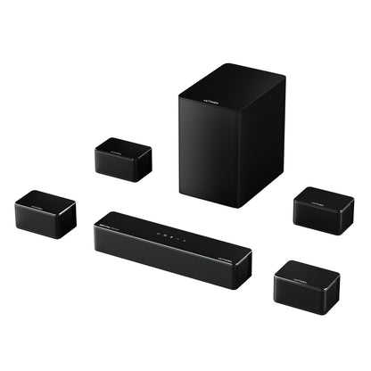ULTIMEA 7.1CH Surround Sound System for TV, Soundbar with Dolby Atmos, 6.5" Wireless Subwoofer, APP Control, 4 Wired Surround Speakers, Peak Power 460W Soundbar for TV, Poseidon D80 (New 2026 Model)