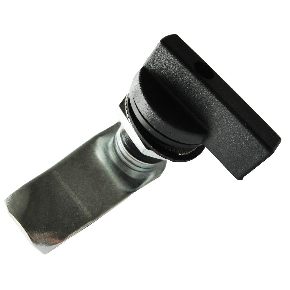 WJSKDQ Thumb Operated Offset Thumb Cam Lock, Black, 4PCS