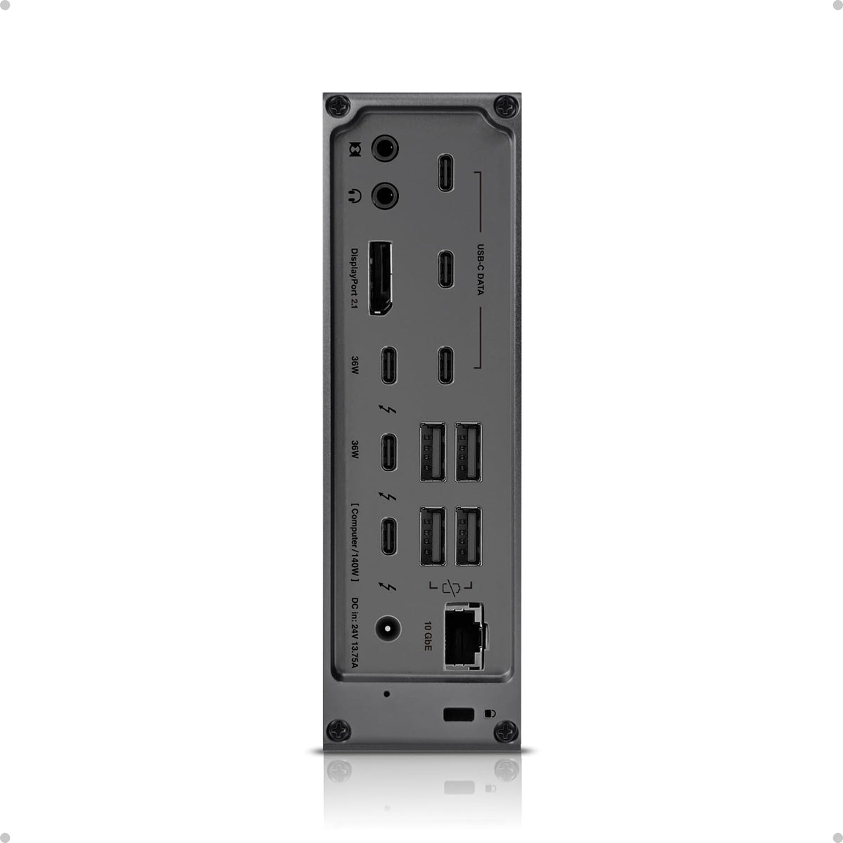 CalDigit TS5 Plus Thunderbolt 5 Docking Station: 20-Port PCIe-10GbE Mac|PC