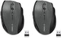 E-YOOSO Wireless Mouse for Laptop, Portable Optical Computer Mouse, 6 Buttons, Cordless 2.4GHz with USB Receiver, 5-Level 4800 DPI, 18 Months Battery Life for PC Chromebook Windows Mac