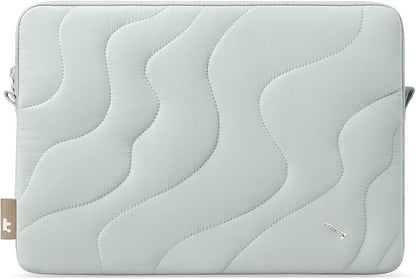 tomtoc 360 Protective Puffy Laptop Sleeve for 16-inch MacBook Pro M4/M3/M2/M1 Pro/Max A3403 A3186 A2991 A2780 A2485 2024-2019, Quilted Design Soft Cute Puffer Bag Laptop Case for Dell XPS 16 Plus