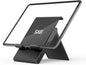 SAIJI Adjustable Tablet Stand Holder Portable Foldable Desktop Stand Dock Compatible for iPad, iPhone, Nintendo Switch, Samsung Galaxy and Kindle Fire Tablets – Black