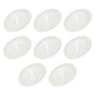 PATIKIL Desk Grommet 1-9/16", 8 Pcs Round Cable Grommet Cord Hole Cover with Adhesive Tape Flexible Table Wire Organizer for Office Home Table Countertop, Light Gray
