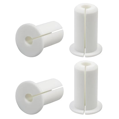 EASYEAH 4pc Starlink Cable Grommet 3/4" Silicone Waterproof Wall Hole Pass Through Split Cable Bushings for TV Wire Ethernet Cord, Starlink Cable Routing Kit Accessories, 38mm/1.5" Ht, White