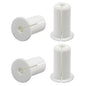 EASYEAH 4pc Starlink Cable Grommet 3/4" Silicone Waterproof Wall Hole Pass Through Split Cable Bushings for TV Wire Ethernet Cord, Starlink Cable Routing Kit Accessories, 38mm/1.5" Ht, White