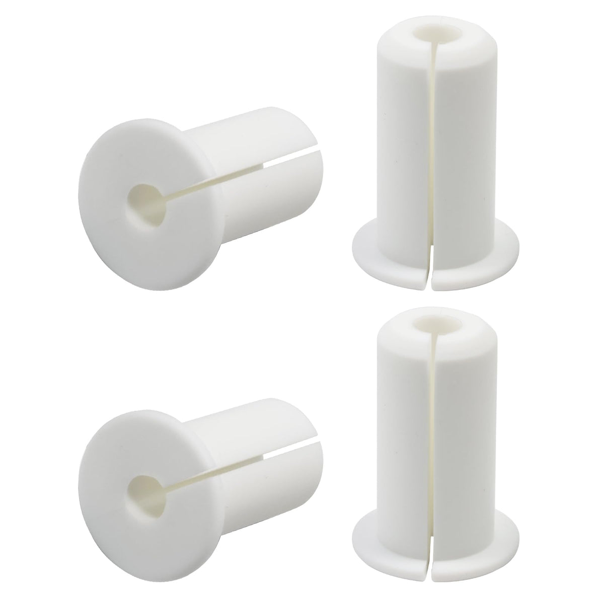 EASYEAH 2pc Black Starlink Cable Grommets 1" Silicone Wire Hole Grommet