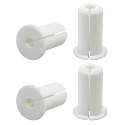 EASYEAH 2pc Black Starlink Cable Grommets 1" Silicone Wire Hole Grommet