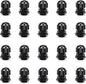 Cable Gland 20 Pack Plastic Waterproof Adjustable Connector 4-8mm PG9 Strain Relief Cord Connectors Joints Nylon with Gaskets