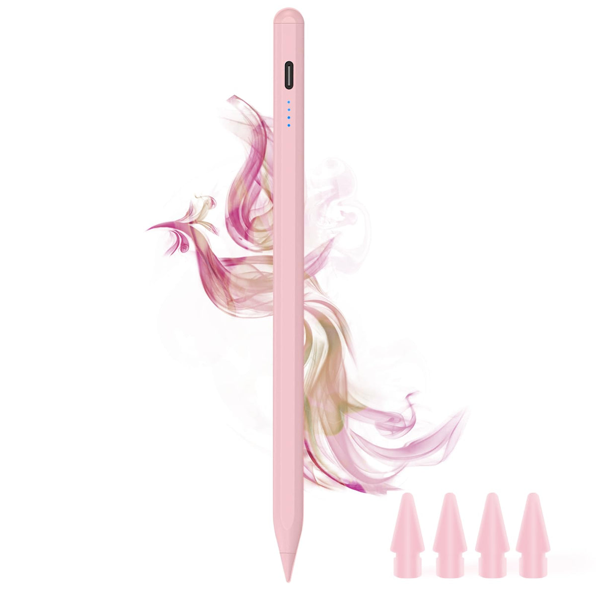 DOGAIN A8 Stylus Pen for iPad 2018-2026, Fast Charge, Palm Rejection-White