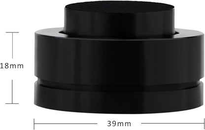 Preffair 4 Pcs Turntable Anti-Vibration Isolation Feet Speaker Feet Isolators Subwoofer Shock Absorber Stand Speaker Cone Pads with Ceramic Beads for DAC Recorder, HiFi Amplifier (Aluminum Alloy)