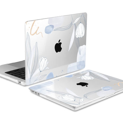 MEEgoodo Case for M5/M4/M3/M2 MacBook Air 13 inch 2026 2025 2024 2022, Fit Model A3449/A3240/A3113/A2681, Case Compatible with MacBook Air 13.6-inch, Floral 33