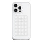 LvShuLiangPin Anteel Silicone Suction Phone Case Mount, Silicon Adhesive Phone Accessory for Smartphones, Hands-Free Mirror Shower Phone Holder for Selfies, Tiktok Videos (Translucent)