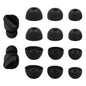 Replacement Silicone Ear Tips for Beats Fit Pro/Studio Buds/Studio Buds+ Headphone, 6 Pairs Earbuds Eartips L/M/S, Eargels Set Fit in Case, Earplug Ear Cap (Black with Pen)