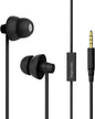MAXROCK (TM Unique Total Soft Silicon Sleeping Headphones Earplugs Earbuds with Mic for Cellphones,Tablets and 3.5 mm Jack Plug (Black)
