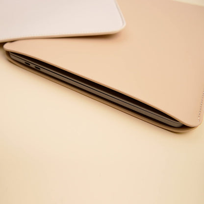 Benfan Laptop Sleeve 14 Inch Compatible with New 14 inch MacBook Pro A2992/2918 M3 A2442, A2779, Surface Laptop 13.5 Color Beige