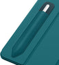 MoKo Pencil Holder Sticker Fit Apple Pencil Pro, Apple Pencil (USB-C), Apple Pencil 1st/2nd Generation, Elastic Pencil Pocket Pouch Adhesive Sleeve Attached to iPad Case for Stylus Pens,Midnight Green