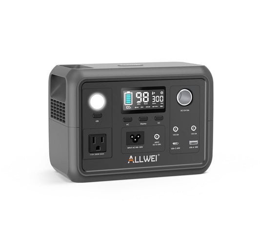 ALLWEI 2400W LiFePO4 Power Station, 2048Wh Solar Generator with 1500W AC Charging &1200W Solar Charging, Expandable to 10.24kWh, with Pure Sine Wave AC Outlets for Home Backup, Power Outages & Camping