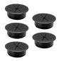 5 Pcs Desk Grommet 2-1/16" / 53 mm, Desk Cord Hole Cover, Cable Grommet ABS Plastic, Desk Hole Grommet for Home & Office Pc, Detachable Adjustable Cable Cord Organizer-Black